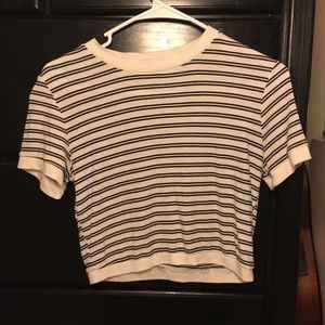 short sleeves crop top